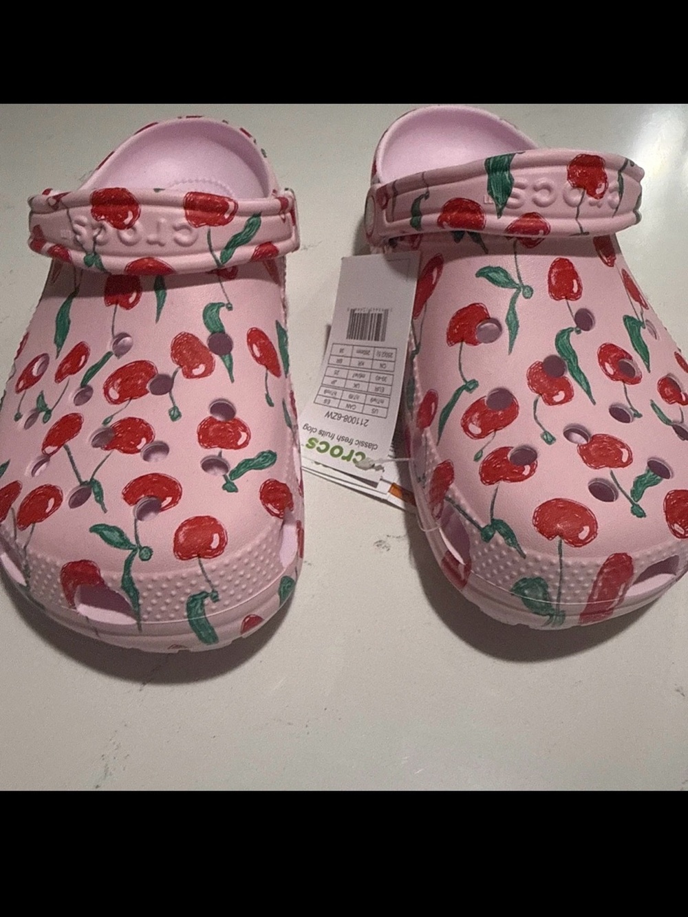 Crocs Classic Fresh Fruits Clog Pink Milk US W 9 / M 7